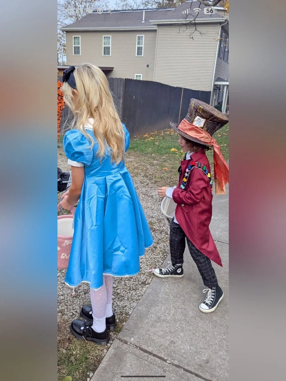 Kids Size 6-8 - 6 Piece Custom Mad Hatter Steampunk Costume with Accessories!